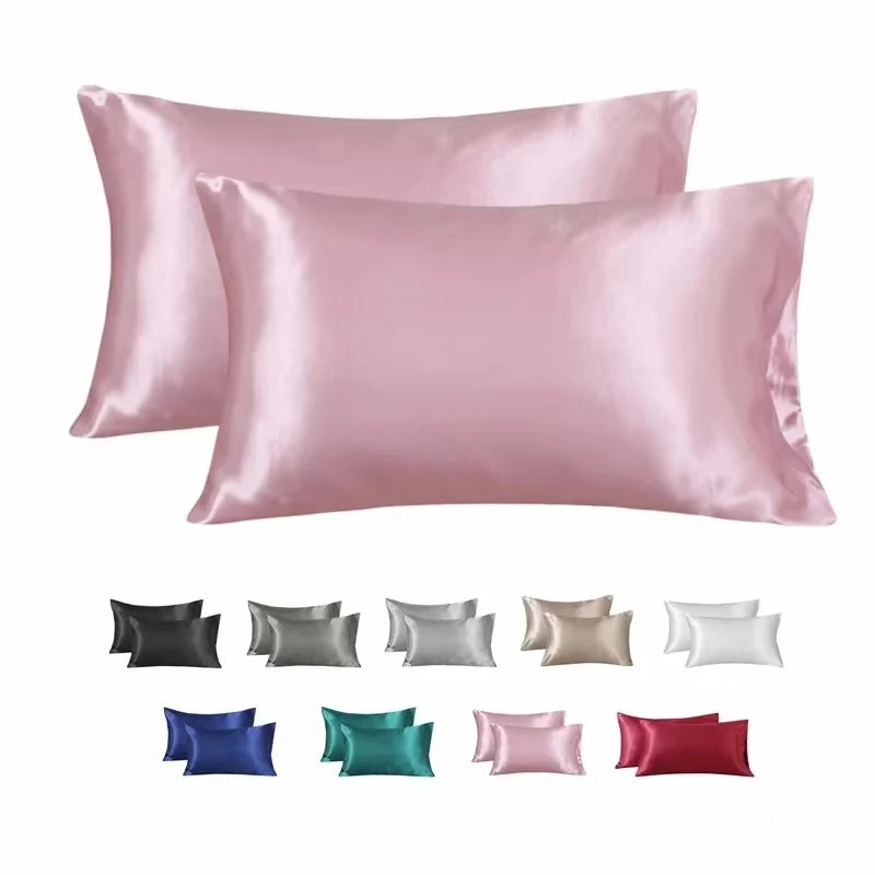 100 Percent Silk Pillowcase Satin Pillow Cover for Hair and Skin Care